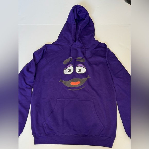 McDonald's Grimace purple hoodie men’s small NEW - Picture 1 of 7